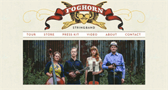 Desktop Screenshot of foghornstringband.com