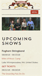 Mobile Screenshot of foghornstringband.com